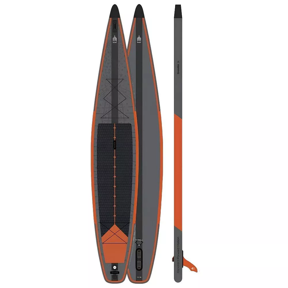 Доска SUP надувная Shark Touring PRO 14'x29" (2024) С веслом карбон-нейлон