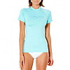 Гидрофутболка Rip Curl женская GOLDEN RAYS S/SL UV LIGHT AQUA