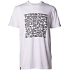 Мужская хлопковая футболка Starboard Mens Finger Print Tee White