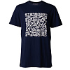 Футболка Starboard Mens Finger Print Tee Navy/White