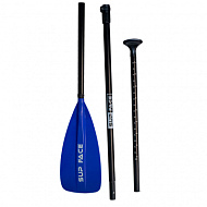 Весло для доски алюминиевое SUP face Basic (синий)